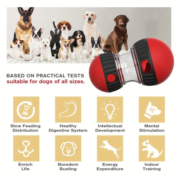 1pc Dogs Toy To Hide Food, Slow Feeding Toy, Ball-shaped Toys, Enjoy Interactive And Educational Dog Toys Christmas Gift - Image 5