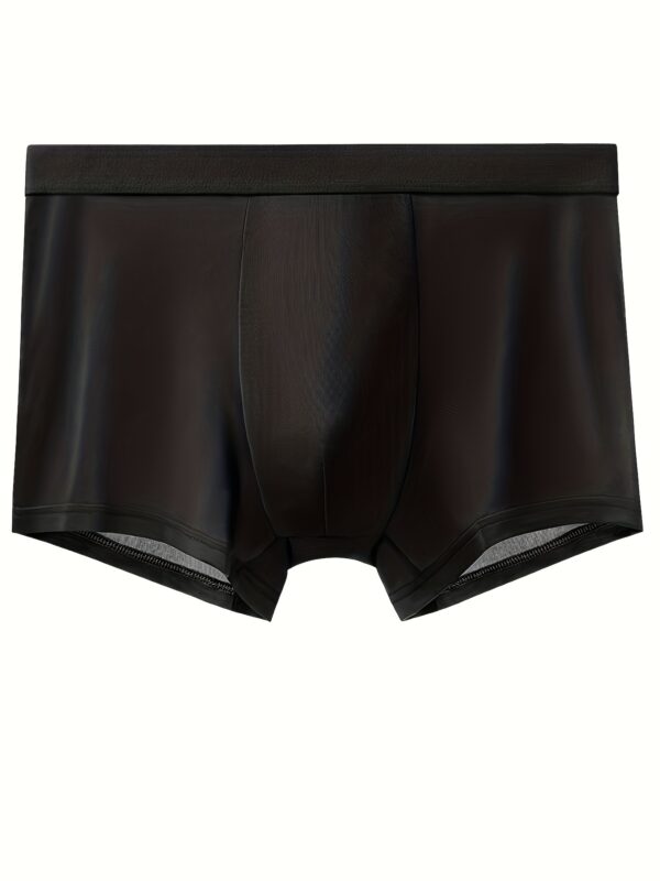 Set of 5 Men'S Solid Color Boxer Shorts - Image 4