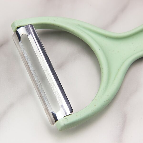 Stainless Steel Peeler, Ergonomic Handle, Easy Grip, Durable Kitchen Tool, Food-Safe Polypropylene Body, for Potatoes, Cabbage, Melons, Dishwasher Safe - Image 8