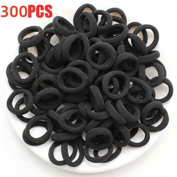 100/300pcs Children's Elastic Hair Rope, Girls Scrunchies Hair Accessories Sets, Ideal choice for Gifts - Image 5