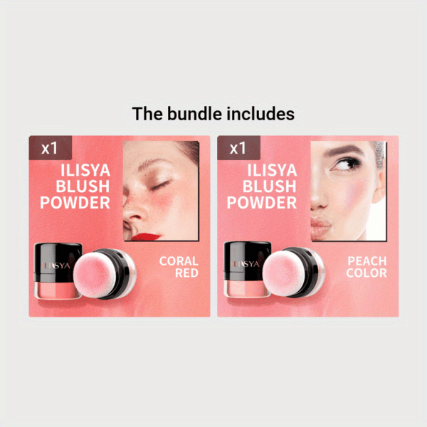Nourishing Hydrating Blush - Radiant Complexion Boost with Natural-looking Nude Makeup - Ergonomic Mushroom Head Brush for Effortless Contour and Highlight Integration - Image 13