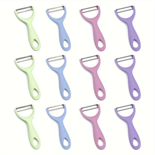 Stainless Steel Peeler, Ergonomic Handle, Easy Grip, Durable Kitchen Tool, Food-Safe Polypropylene Body, for Potatoes, Cabbage, Melons, Dishwasher Safe - Image 16