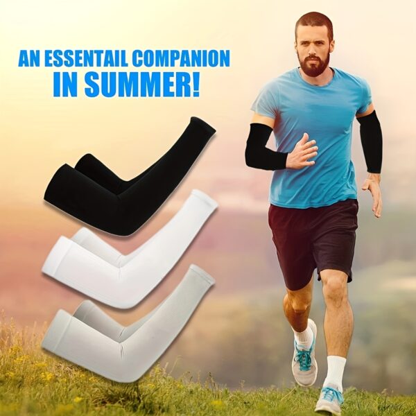 Cooling Arm Sleeves For Men And Women - UV Sun Protection For Golf, Cycling, Running, And Driving - Stay Cool And Protected All Day - Image 11