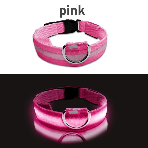 LED Glow-In-The-Dark Pet Collar for Small And Medium Dogs - Keep Your Pet Safe And Visible During Night Walks, Mild - Image 9