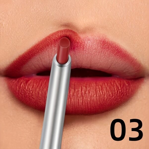 Waterproof Matte Lipliner Pencil Red Contour Tint Lipstick Long Lasting Non-stick Cup Moisturising Lips Makeup Cosmetic 12 Colors - Image 5