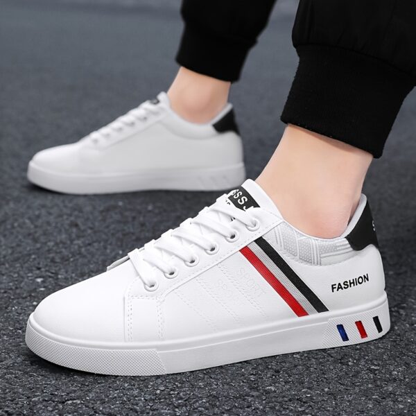 Men's Trendy Street Style Low Top Skateboard Shoes, Comfy Non Slip Lace Up Durable Sneakers For Men's Outdoor Activities - Image 11