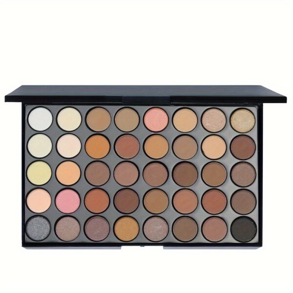 40 Colors Eye Makeup Palette, Matte Shimmer Glitter Metallic Eyeshadow Palette