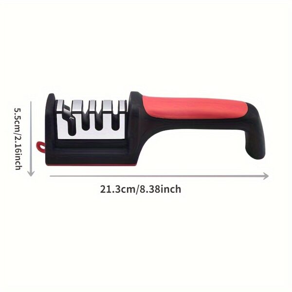 Knife Sharpener, Professional Kitchen Sharpening Stone Whetstone, Portable Sharpener Tool For Home Kitchen And Outdoor Camping - Image 8