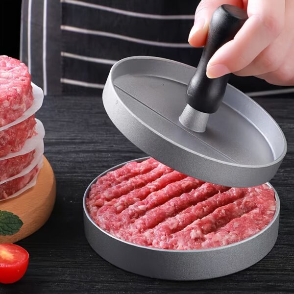 1pc, Manual Non-stick Hamburger Meat Press For Home Kitchen, Breakfast Pancake Maker With Hamburger Meat Patty Mold, Kitchen Utensils, Kitchen Supplies, Kitchen Accessories, Kitchen Stuffs Kitchen Accessories - Image 4