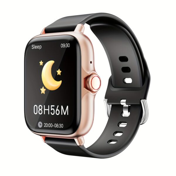 DESERTCAT Smart Watch, 1.83" Full Touch Screen, Activity Tracker with Call & Message Functions, Pedometer, Multiple Sports Modes, Compatible with iOS/Android Devices, Simple Style, Silicone Strap, Alloy Case, Ideal Gift for Any Occasion, Smart Watch for A - Image 9