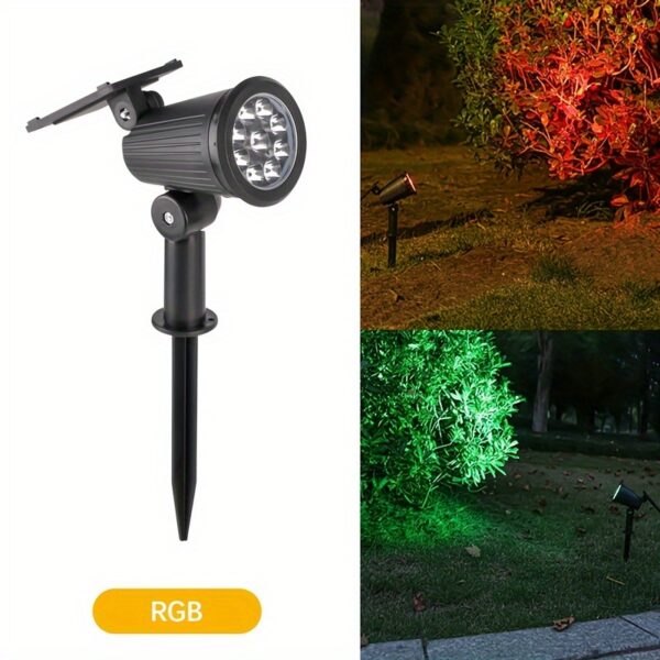 Shenzhi Tech Solar Spot Lights Outdoor, Adjustable Auto On/Off Flag Pole Lights, Landscape LED Lighting Ground Light for Garden Pool Tree Pond and Yard - Image 7