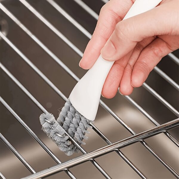 1pc, Grill Cleaning Brush, Barbecue Cleaning Brush, BBQ Brush, Kitchen Stove Cleaning Brush, Multi-functional Small Brush For Kitchen, For Deep Cleaning Corners, Grooves, Pots, Stoves, Countertop, Cleaning Supplies, Cleaning Tool, Christmas Supplies