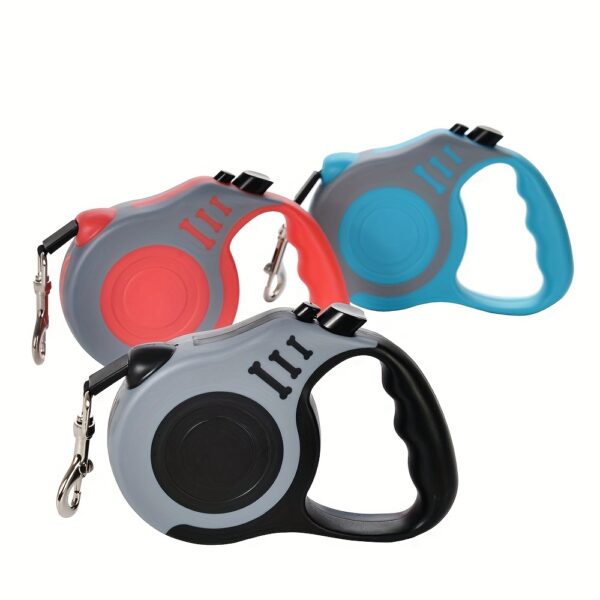 Durable Double Switch Retractable Pet Leash For Dogs - Easy Control And Comfortable Grip - Image 10