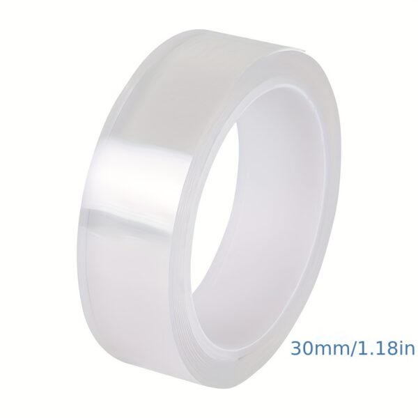 1 Roll Double-sided Adhesive, High Viscosity Transparent Nano Acrylic Adhesive Tape, Wall Car Traceless Waterproof Strong Tape, High Temperature Resistant Non-slip Stickers, Strong Adhesive Tape - Image 7