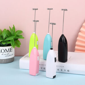 1pc Electric Egg Beater Milk Frother For Coffee Cappuccino Creamer Agitator Kitchen Accessories Mini Portable Whisk Cooking Gadgets