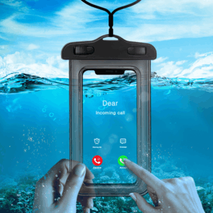 1pc Unisex Transparent Luminous Waterproof Phone Dry Bag - Perfect for Outdoor Enthusiasts, Safeguards Phones Below 6 Inches, Ideal for Surfing, Swimming, Diving, Kayaking, and Water Sports - Durable, Reusable, and Easy to Use