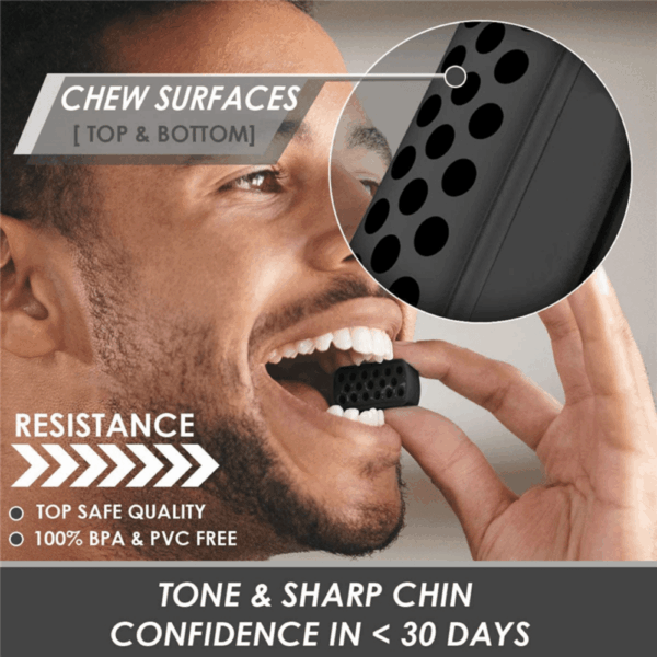 Tone Your Jawline & Reduce Double Chin with Facial Jaw Exerciser Gym Ball! - Image 3