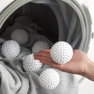 2/6pcs, Reusable Laundry Ball, Laundry Washing Ball For Washing Machine, Laundry Dryer Ball, Fabric Softener Ball, Laundry Drying Ball, Anti-rolling Laundry Ball, To Reduce Wrinkles, Cleaning Supplies, Household Gadgets, Ready For School
