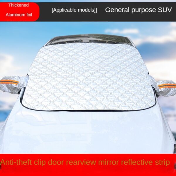 Winter Car Windshield Snow Cover Winter Snow Outdoor Car Cover Summer Sunshade Installation Is Convenient - Image 5