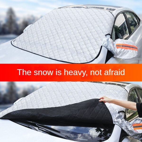 Winter Car Windshield Snow Cover Winter Snow Outdoor Car Cover Summer Sunshade Installation Is Convenient - Image 6