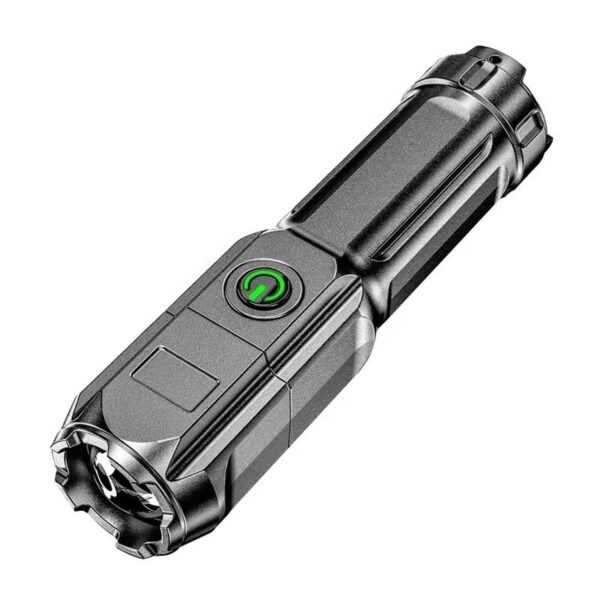 1pc Portable Zoom Flashlight - Powerful Outdoor Lighting for Household and Camping Use - Image 3