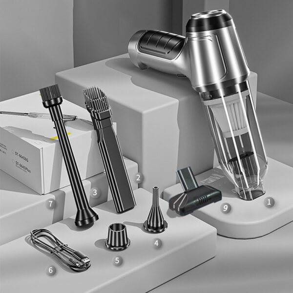 1pc Vacuum Cleaner 15000PA Wireless Handheld Vacuum Cleaner Home Appliance Car Vacuum Cleaner Wireless Handheld Car Vacuum Vacuuming And Blow 2in 1 Portable Strong Suction Cleaner Vacuum Accessories Cleaning Accessories Small Appliance - Image 3