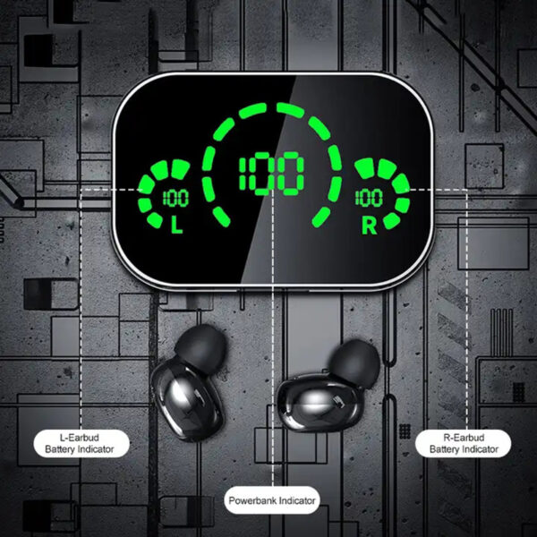 ANKRIYUL Wireless Earbuds Stereo Headset Sport Headphones in Ear Earphones with Charging Case - Image 4