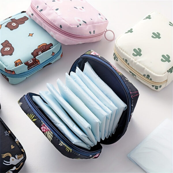 1pc Stylish & Durable Sanitary Bag - Waterproof Travel Organizer for Cosmetics, Discreet & Compact, Perfect for On-the-Go, Great Gift Idea - Image 6