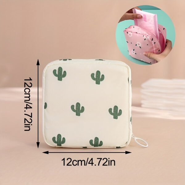 1pc Stylish & Durable Sanitary Bag - Waterproof Travel Organizer for Cosmetics, Discreet & Compact, Perfect for On-the-Go, Great Gift Idea - Image 4