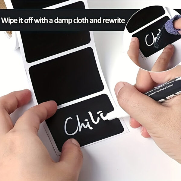 120pcs Removable Writing Blackboard Sticker Label Home Kitchen Supplies - Image 9