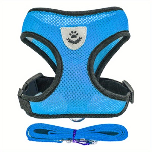 Dog Harnesses Leash, Mesh Cloth Pet Collars, Puppy Breathable Reflective Lead Dog Rope, Adjustable Pet Supplies - Image 13