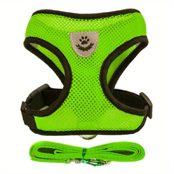 Dog Harnesses Leash, Mesh Cloth Pet Collars, Puppy Breathable Reflective Lead Dog Rope, Adjustable Pet Supplies - Image 15