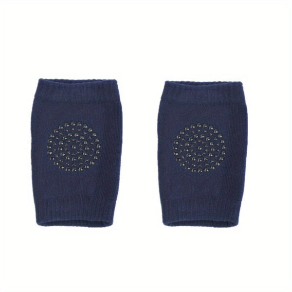 2pcs 5 Colors Soft Elastic Knee And Elbow Brace Pads For Babies And Toddlers - Anti-Slip Crawling Safety Protector And Leg Cushion - Image 10