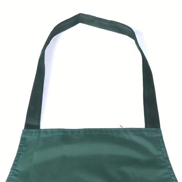 1pc Waterproof & Oil-Proof Cooking Apron with Pockets - Adjustable, Polyester Fabric, Black or Green, Perfect for Kitchen, Coffee Bar, or Restaurant Use - Image 8