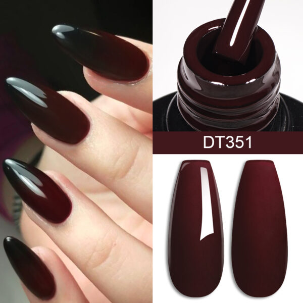 Red Series Gel Nail Polish, Spring Summer Wine Red Gel Polish, UV/LED Lamp Needed, For Home Salon Nail Art, Christmas nail design - Image 20