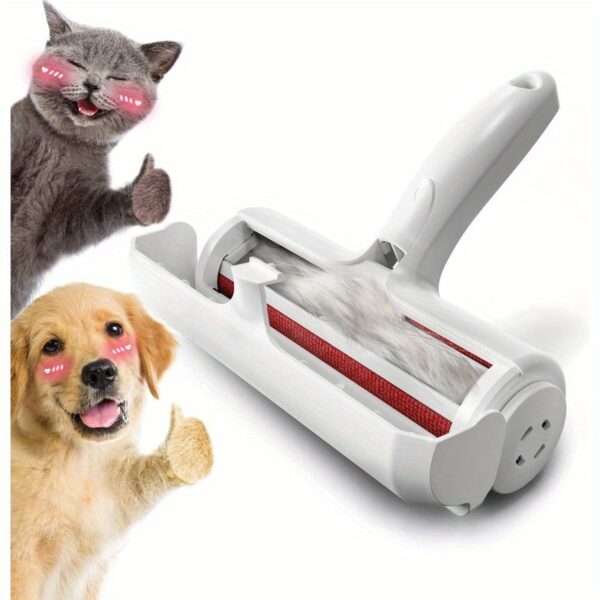 Pet Hair Remover - Lint Roller For Pet Hair - Cat And Dog Hair Remover For Couch, Furniture, Carpet, Car Seat, Reusable Roller W/Self-Cleaning Base - Upgraded Animal Fur Removal Tool - Image 2