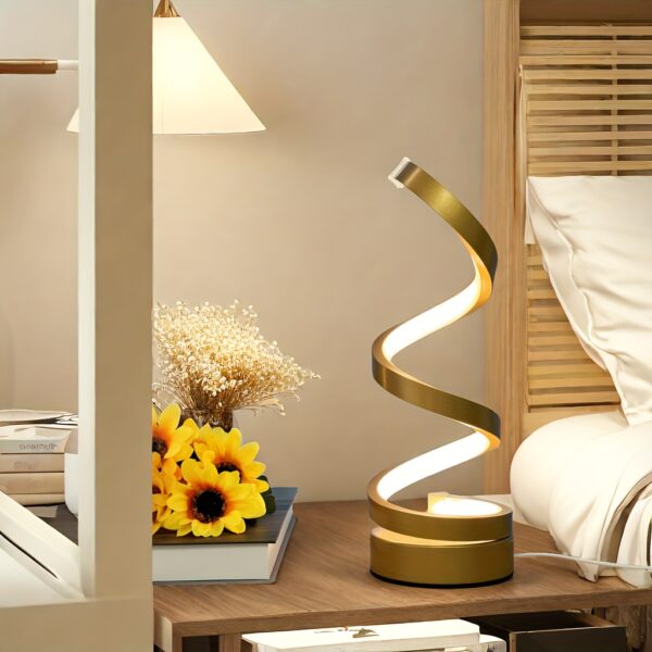 1pc The Original Spiral Lamp Is Suitable For Office, Bedroom, Living Room, Friends Give Gifts, USB Connection Is Easy To Use - Image 7
