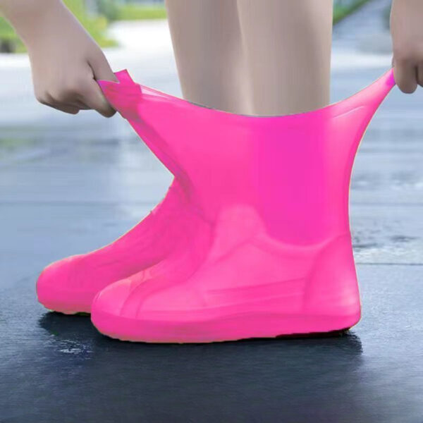 1 Set Of Outdoor Latex Rain Boots Waterproof Shoe Cover That Can Be Reused For Rain Prevention. Multiple Colors To Choose From, Durable - Image 11