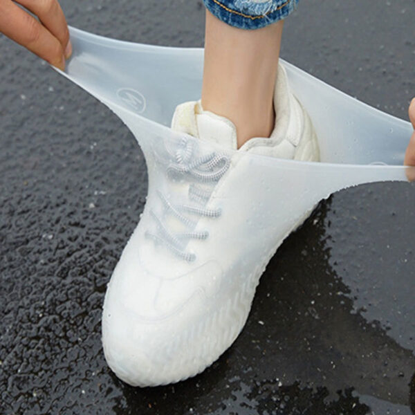 1 Set Of Outdoor Latex Rain Boots Waterproof Shoe Cover That Can Be Reused For Rain Prevention. Multiple Colors To Choose From, Durable