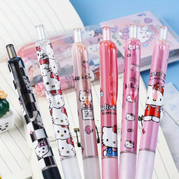 Hello Kitty Kuromi Durable Authorized Charm - Stylish Premium Ballpoint Pen with Colorful Anime Pattern for Office & School - Perfect Gift for Fans - Image 7