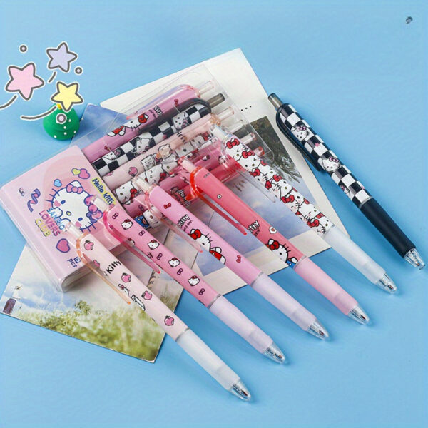 Hello Kitty Kuromi Durable Authorized Charm - Stylish Premium Ballpoint Pen with Colorful Anime Pattern for Office & School - Perfect Gift for Fans - Image 6
