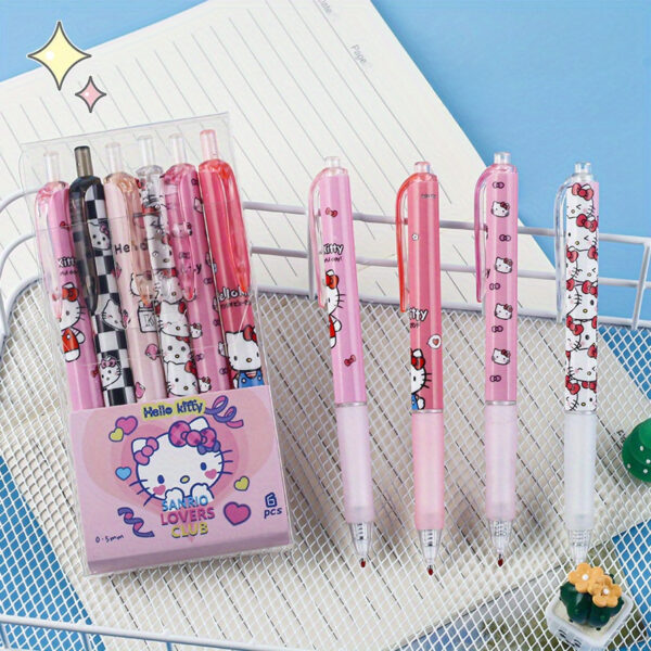 Hello Kitty Kuromi Durable Authorized Charm - Stylish Premium Ballpoint Pen with Colorful Anime Pattern for Office & School - Perfect Gift for Fans - Image 2