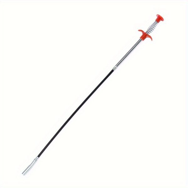 1pc 22.24in Long Reach Drain Clog Remover Tool - Effective Hair Clog Remover for Shower, Kitchen Sink, Bath Tub, Bathroom - Easy to Use, Durable, and Space-Saving Bathroom Accessories - Image 3