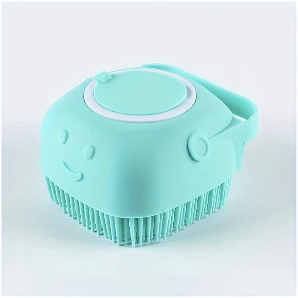 Silicone Pet Shampoo Brush - Massage Rubber Bath Comb with Shampoo Storage for Dog & Cat - Pet Grooming Tool Christmas Gift - Image 8