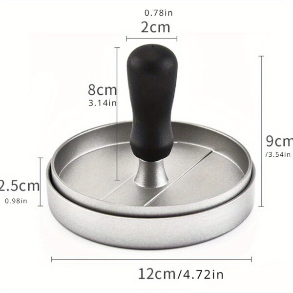 1pc, Manual Non-stick Hamburger Meat Press For Home Kitchen, Breakfast Pancake Maker With Hamburger Meat Patty Mold, Kitchen Utensils, Kitchen Supplies, Kitchen Accessories, Kitchen Stuffs Kitchen Accessories - Image 3