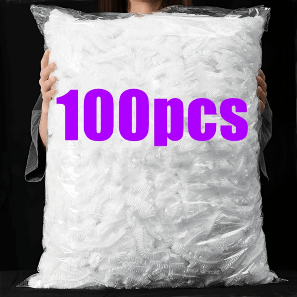 100pcs Colorful Disposable Food Covers - Elastic, Freshness Sealing Wraps for Leftovers, Fruits & More - Perfect for Home Kitchen, Picnics, BBQs & Restaurants - Image 2