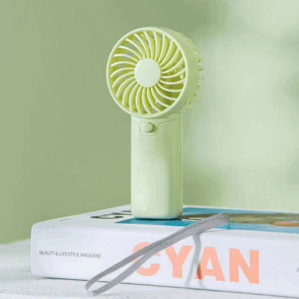 Battery Operated Mini Portable Fan, Lightweight Handheld Fan - Ideal for Office, Outdoor, Traveling and Camping - Stay Cool Anytime, Anywhere! (Requires AAA batteries, not included) - Image 5