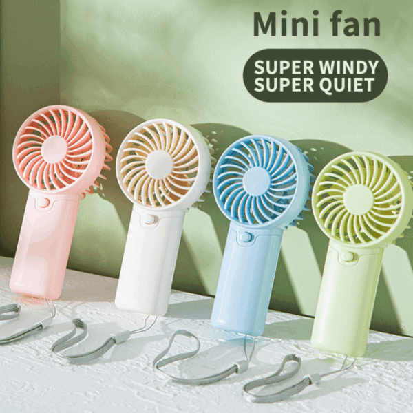 Battery Operated Mini Portable Fan, Lightweight Handheld Fan - Ideal for Office, Outdoor, Traveling and Camping - Stay Cool Anytime, Anywhere! (Requires AAA batteries, not included) - Image 10
