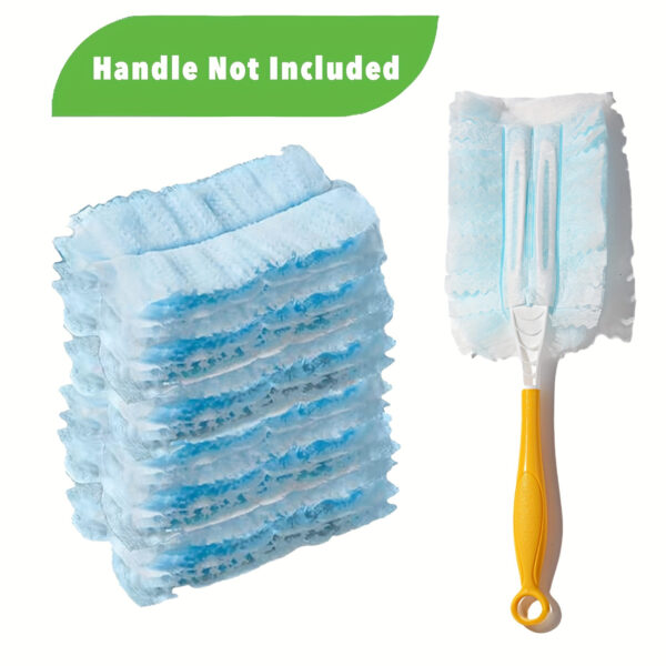 10pcs Electrostatic Disposable Duster Refills - Effortless Dusting for Electronics, Furniture & Ceiling Fans (Handle Not Included) - Essential Cleaning Supplies - Image 3