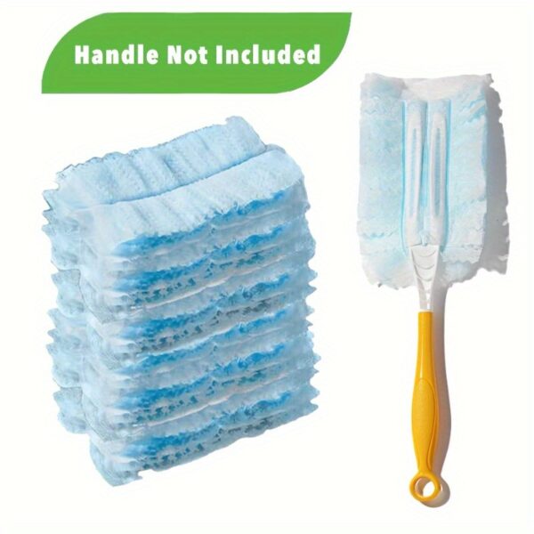 10pcs Electrostatic Disposable Duster Refills - Effortless Dusting for Electronics, Furniture & Ceiling Fans (Handle Not Included) - Essential Cleaning Supplies